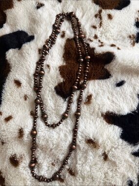 Faux Copper Western Pearls